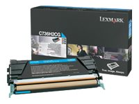 Lexmark - Lång livslängd - cyan - original - tonerkassett - LCCP C736H2CG