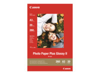 Canon Photo Paper Plus Glossy II PP-201 - fotopapper - blank - 20 ark - A3 2311B020