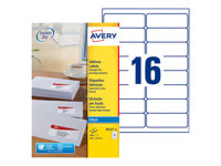 Avery - adresslappar - 400 etikett (er) - 99.1 x 33.9 mm J8162-25