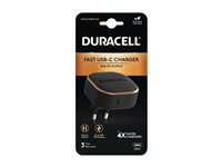 Duracell strömadapter - 24 pin USB-C - 20 Watt DRACUSB18-EU