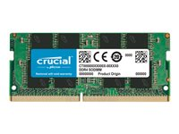 Crucial - DDR4 - modul - 16 GB - SO DIMM 260-pin - 3200 MHz / PC4-25600 - ej buffrad - TAA-kompatibel CT16G4SFRA32AT