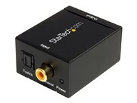 StarTech.com Digital koaxial SPDIF eller optisk Toslink till stereo RCA audio-konverterare - koaxial/optisk digital ljudkonverterare SPDIF2AA