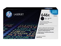 HP 646X - Lång livslängd - svart - original - LaserJet - tonerkassett (CE264X) CE264X