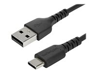 StarTech.com 1 m USB 2.0 till USB-C-kabel -&nbsp;svart&nbsp; - USB typ C-kabel - USB till 24 pin USB-C - 1 m RUSB2AC1MB