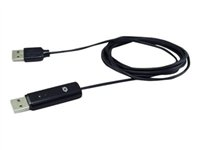 Conceptronic 4-in-1 Sharing Cable - adapter för direktanslutning - USB 2.0 - USB 2.0 CUSBKMFOSHARE