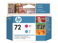 HP 72 - cyan, magenta - skrivhuvud C9383A