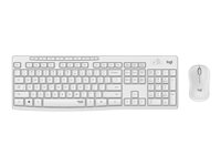 Logitech MK295 Silent - sats med tangentbord och mus - Hebreiska - offwhite Inmatningsenhet 920-009826