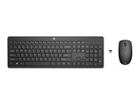 HP 650 - sats med tangentbord och mus - brittisk - svart 4R013AA#ABU
