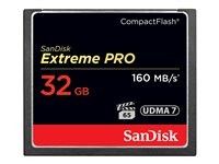 SanDisk Extreme Pro - flash-minneskort - 32 GB - CompactFlash SDCFXPS-032G-X46