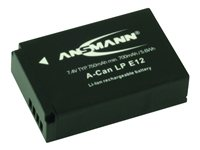 Ansmann A-Can LP-E12 batteri - Li-Ion 1400-0045
