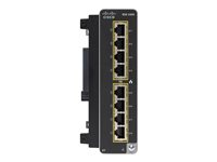 Cisco Catalyst IE3400 Rugged Series Advanced Expansion Module - expansionsmodul - Gigabit Ethernet (PoE+) x 8 IEM-3400-8P=