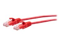 C2G 7ft (2.1m) Cat6a Snagless Unshielded (UTP) Slim Ethernet Network Patch Cable - Red - patch-kabel - 2.1 m - röd C2G30163