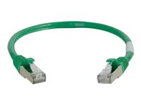 C2G Cat5e Booted Shielded (STP) Network Patch Cable - patch-kabel - 15 m - grön 83836