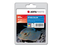 AgfaPhoto - färg (cyan, magenta, gul) - kompatibel - bläckpatron (alternativ för: HP 901, HP CC656AE) APHP901C