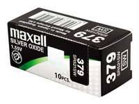 Maxell SR 521SW batteri - 10 x SR521SW - Zn/Ag2O 18293000
