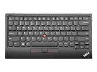 Lenovo ThinkPad TrackPoint Keyboard II - tangentbord - med Trackpoint - QWERTY - dansk - pure black Inmatningsenhet 4Y40X49504
