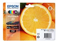 Epson 33 Multipack - 5-pack - svart, gul, cyan, magenta, foto-svart - original - bläckpatron C13T33374021