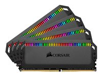 CORSAIR Dominator Platinum RGB - DDR4 - sats - 32 GB: 4 x 8 GB - DIMM 288-pin - 3200 MHz / PC4-25600 - ej buffrad CMT32GX4M4E3200C16