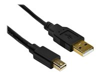 StarTech.com Mini DisplayPort to Dual-Link DVI Adapter - USB Powered - Dual Link Connectivity - Black - DVI Active Display Converter (MDP2DVID2) - videokonverterare - svart MDP2DVID2
