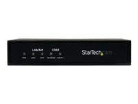 StarTech.com Gigabit Ethernet over Coaxial LAN Extender Receiver 2.4 km (1.5 mi) - IP to Coax Converter - Ethernet over RG6 Coax Receiver (EOC1110R) - short-haul-modem - GigE EOC1110R