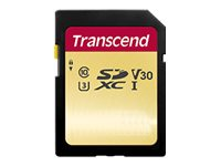 Transcend 500S - flash-minneskort - 64 GB - SDXC UHS-I TS64GSDC500S