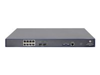 HPE 830 8-Port PoE+ Unified Wired-WLAN Switch - switch - 8 portar - Administrerad - rackmonterbar JG641A