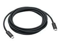 Apple Thunderbolt 4 Pro - Thunderbolt-kabel - 24 pin USB-C till 24 pin USB-C - 3 m MW5H3ZM/A