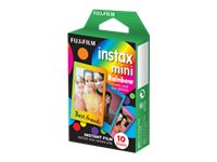 Fujifilm Instax Mini Rainbow färgfilm för snabbframkallning - ISO 800 - 10 16276405
