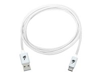 IOGEAR Charge & Sync Flip Pro - USB typ C-kabel - USB typ A till 24 pin USB-C - 2 m G2LU3CAM02-WT