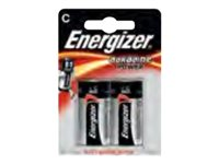 Energizer Alkaline Power batteri - 2 x C - alkaliskt E300152100
