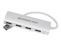 IOGEAR met(AL) GUH304 USB 3.0 4 Port Hub - hubb - 4 portar GUH304
