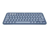 Logitech K380 Multi-Device Bluetooth Keyboard for Mac - tangentbord - AZERTY - fransk - blåbär Inmatningsenhet 920-011174