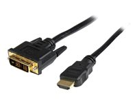 StarTech.com 2 m HDMI till DVI-D-kabel – M/M - adapterkabel - HDMI / DVI - 2 m HDDVIMM2M