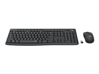 Logitech MK295 Silent - sats med tangentbord och mus - ungerska - grafit Inmatningsenhet 920-009806