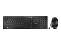 CHERRY DW 9500 SLIM - sats med tangentbord och mus - hela norden - grå, svart Inmatningsenhet JD-9500PN-2