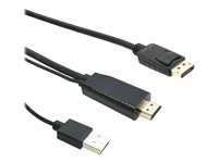 MicroConnect adapterkabel - 3 m HDMI-DP-CON3