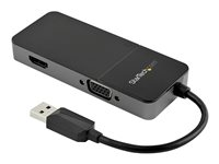StarTech.com USB 3.0 till HDMI VGA-adapter - 4K 30 Hz - videokort - HDMI/VGA/ljud USB32HDVGA
