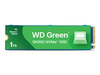 WD Green SN350 NVMe SSD WDS100T3G0C - SSD - 1 TB - PCIe 3.0 x4 (NVMe) WDS100T3G0C