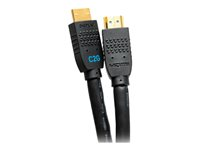 C2G 20ft Ultra Flexible 4K Active HDMI Cable Gripping 4K 60Hz - In-Wall M/M - HDMI-kabel med Ethernet - 6.1 m C2G10381