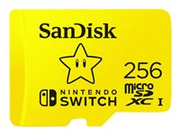 SanDisk Nintendo Switch - flash-minneskort - 256 GB - mikroSDXC UHS-I SDSQXAO-256G-GNCZN
