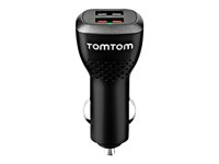 TomTom High-Speed Dual Charger strömadapter för bil - USB 9UUC.001.26