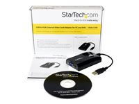 StarTech.com USB till VGA-adapter - 1920x1200 - extern videoadapter - DisplayLink DL-195 - 16 MB - svart USB2VGAPRO2