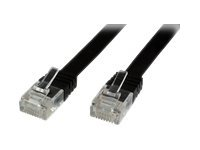 MicroConnect UltraFlat - nätverkskabel - 3 m - svart V-UTP603S-FLAT
