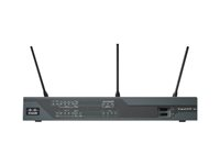 Cisco 892W - trådlös router - ISDN - 802.11a/b/g/n (draft 2.0) - skrivbordsmodell CISCO892W-AGN-E-K9