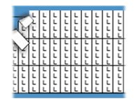 Brady Solid Numbers Miniature Wire Marker Card Legend L - lednings/kabelmärkare (förtryckt) TMM-L-PK