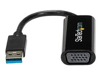 StarTech.com USB 3.0 till VGA-adapter - Slim design - 1920x1200 - videokort - VGA / USB - TAA-kompatibel - 19 cm USB32VGAES