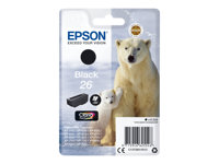 Epson 26 - svart - original - bläckpatron C13T26014022