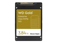 WD Gold Enterprise-Class SSD WDS384T1D0D - SSD - 3.84 TB - U.2 PCIe 3.1 x4 (NVMe) WDS384T1D0D