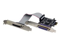 StarTech.com PCI Express-/PCI-e parallell-kortadapter med 2 portar – IEEE 1284 med lågprofilsfäste - parallell adapter - PCIe - IEEE 1284 x 2 PEX2PECP2