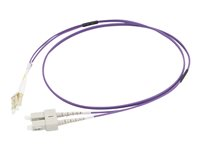 C2G 30m LC/SC OM4 LSZH Fibre Patch - Purple - patch-kabel - 30 m - lila 81767